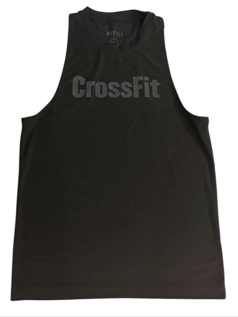NOBULL CrossFit Performance Tank Top XS Black Sleeveless Workout Gym Athletic